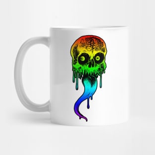 Licking Rainbow Skull Mug